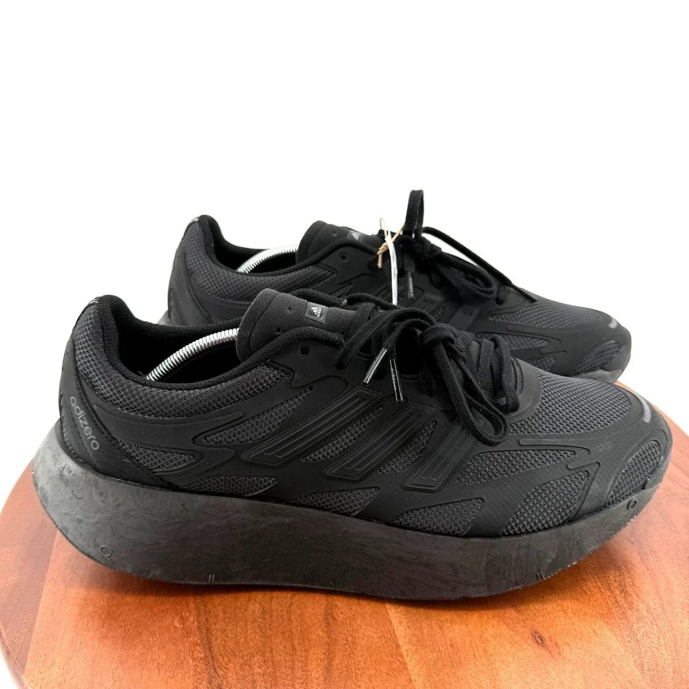 ADIDAS Adizero Aruku Walking Sneakers Triple Black Chunky JH7772 Men Size 12.5